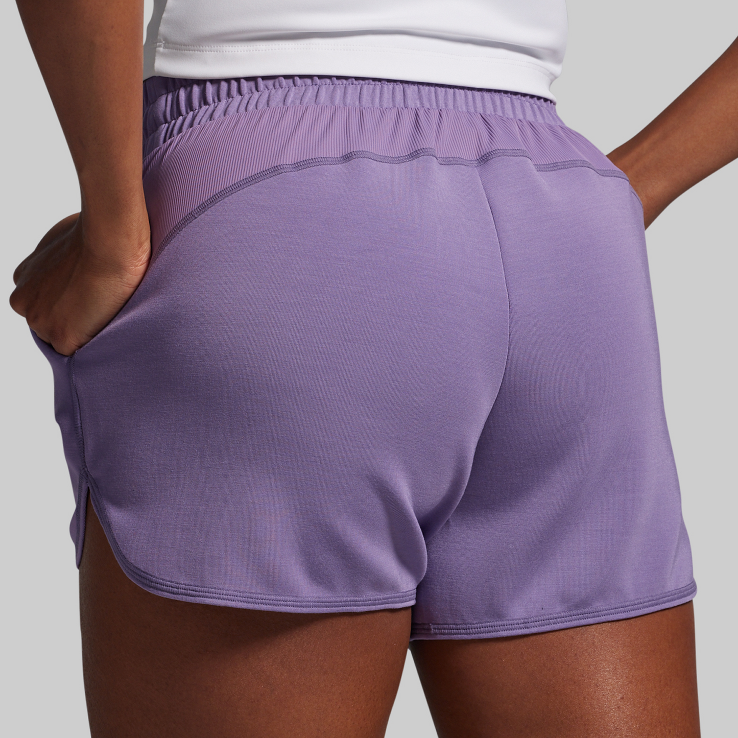 Lounge Lux Short Set (Soft Grape)