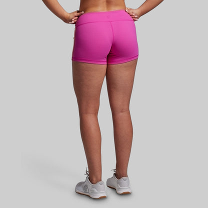 Double Take Booty Short (Fuchsia)