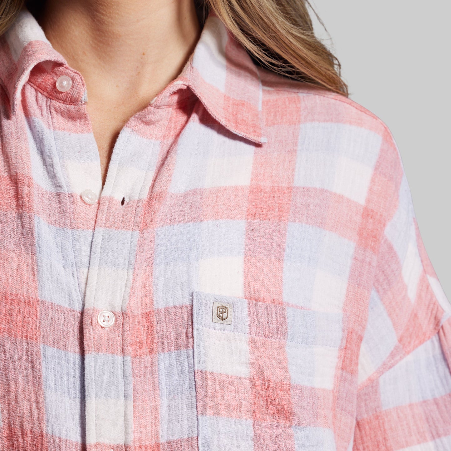 Women's Oversized Summer Plaid (Vintage USA)