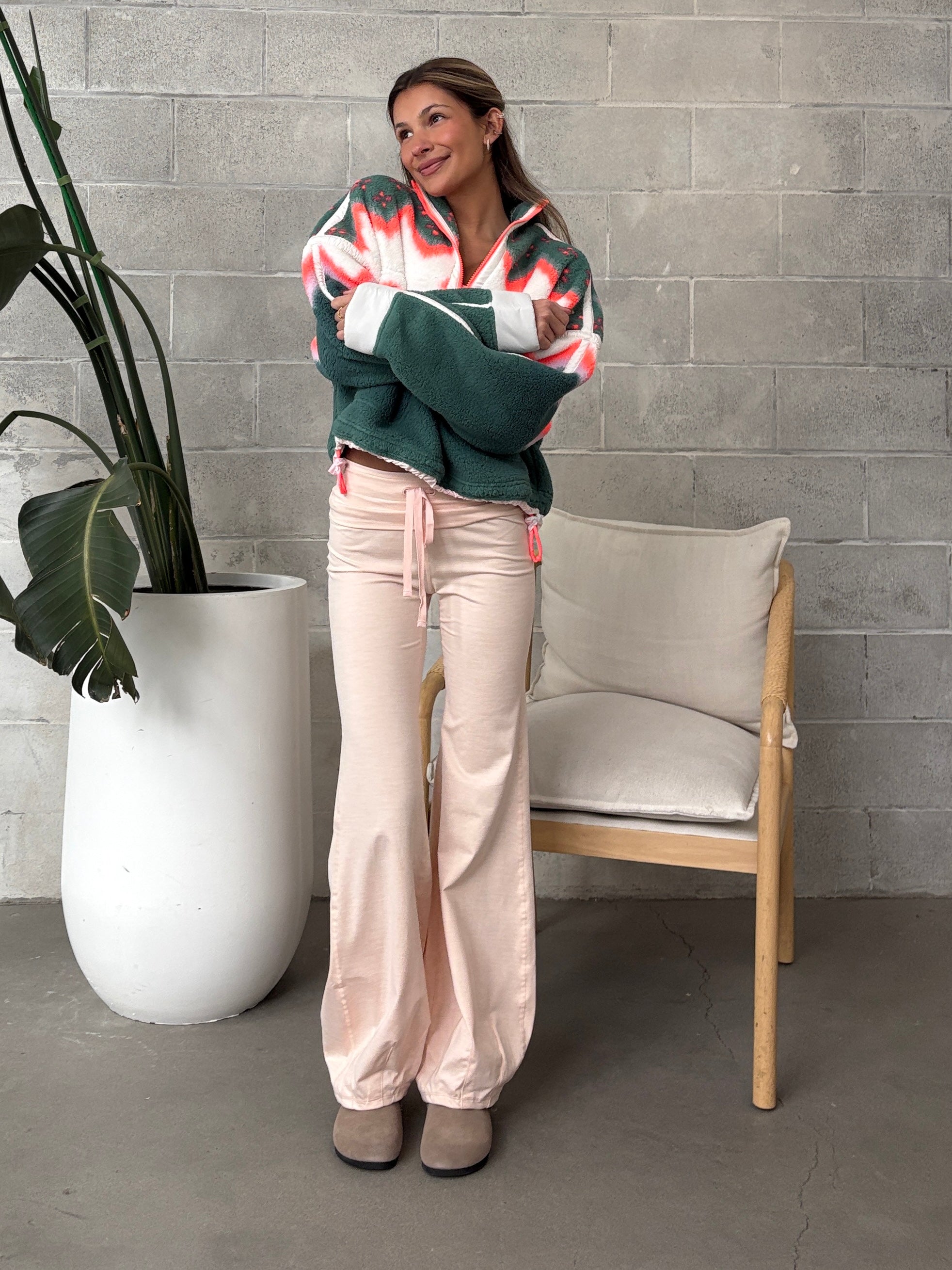 FREE PEOPLE Quick Step Heather Bubble Pant
