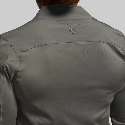 Women's Long Sleeve Op Top (Ranger Green)