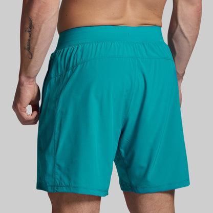 Versatile Short w/ Compression 7" (Riptide)