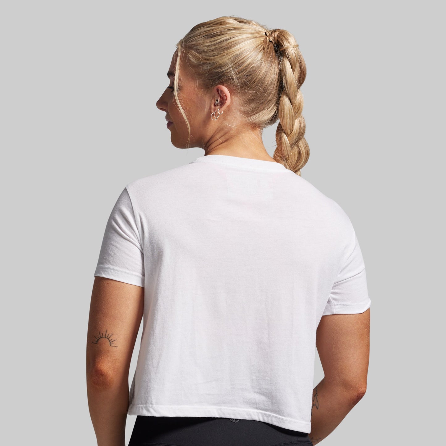 BP Retro Crop Tee (White)