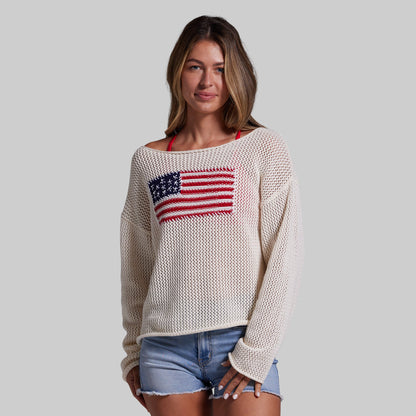 All American Sweater (Ivory)