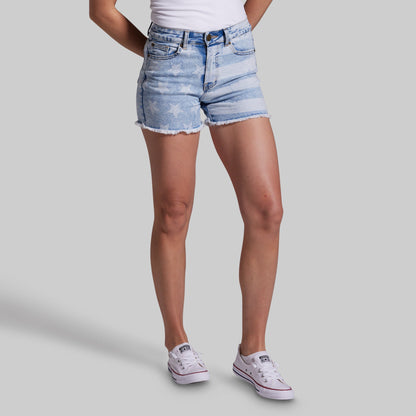 FLEX Stretchy Jean Short (Light Americana)