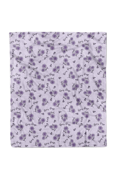 Personalized Kids Blanket | Amethyst Garden