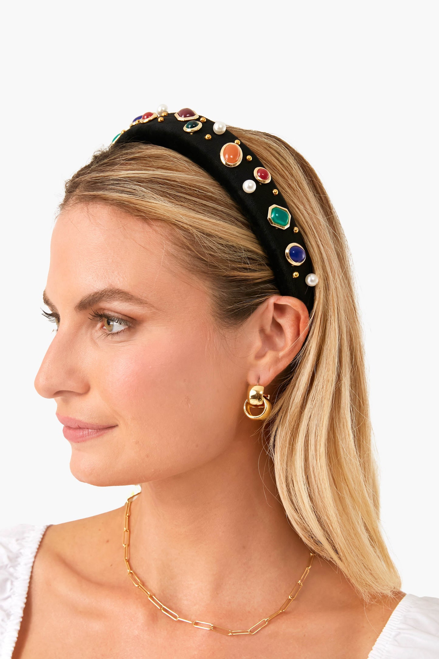Bezel Jewel Alice Headband