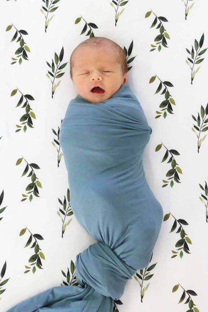 All Solid Bamboo Knit Swaddle Blankets