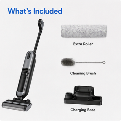 3 in 1 Cordless Wet Dry Vacuum Mop with Self Cleaning & Dual Tanks