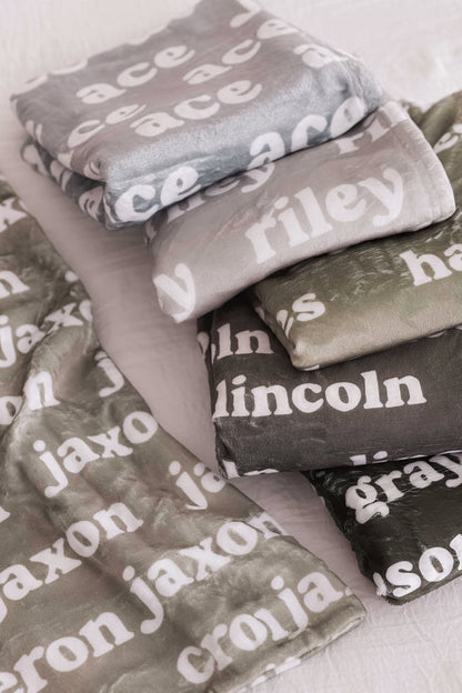 Personalized Color Blanket | Juniper