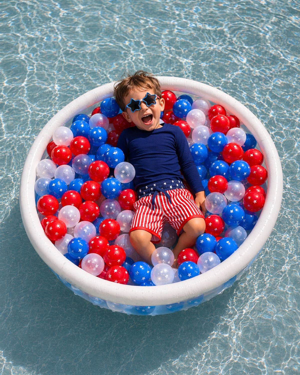 Boy's Swim Trunks | Stars & Stripes Party