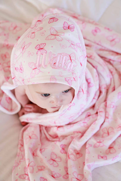 Baby Embroidered Bamboo Hooded Towels