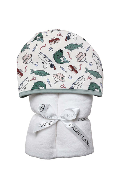 Kids Embroidered Bamboo Hooded Towels