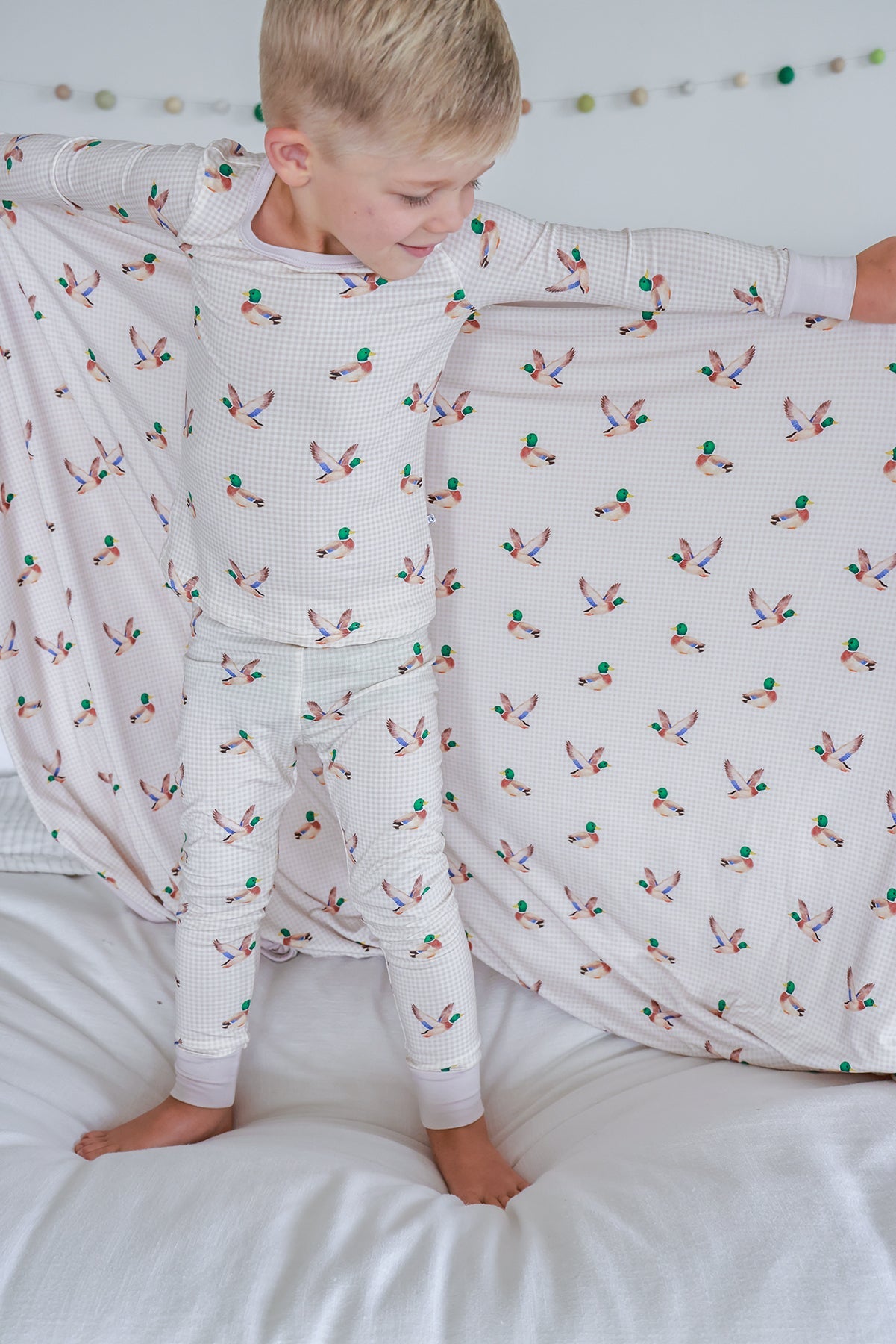 Double Sided Bamboo Blanket | Little Mallard