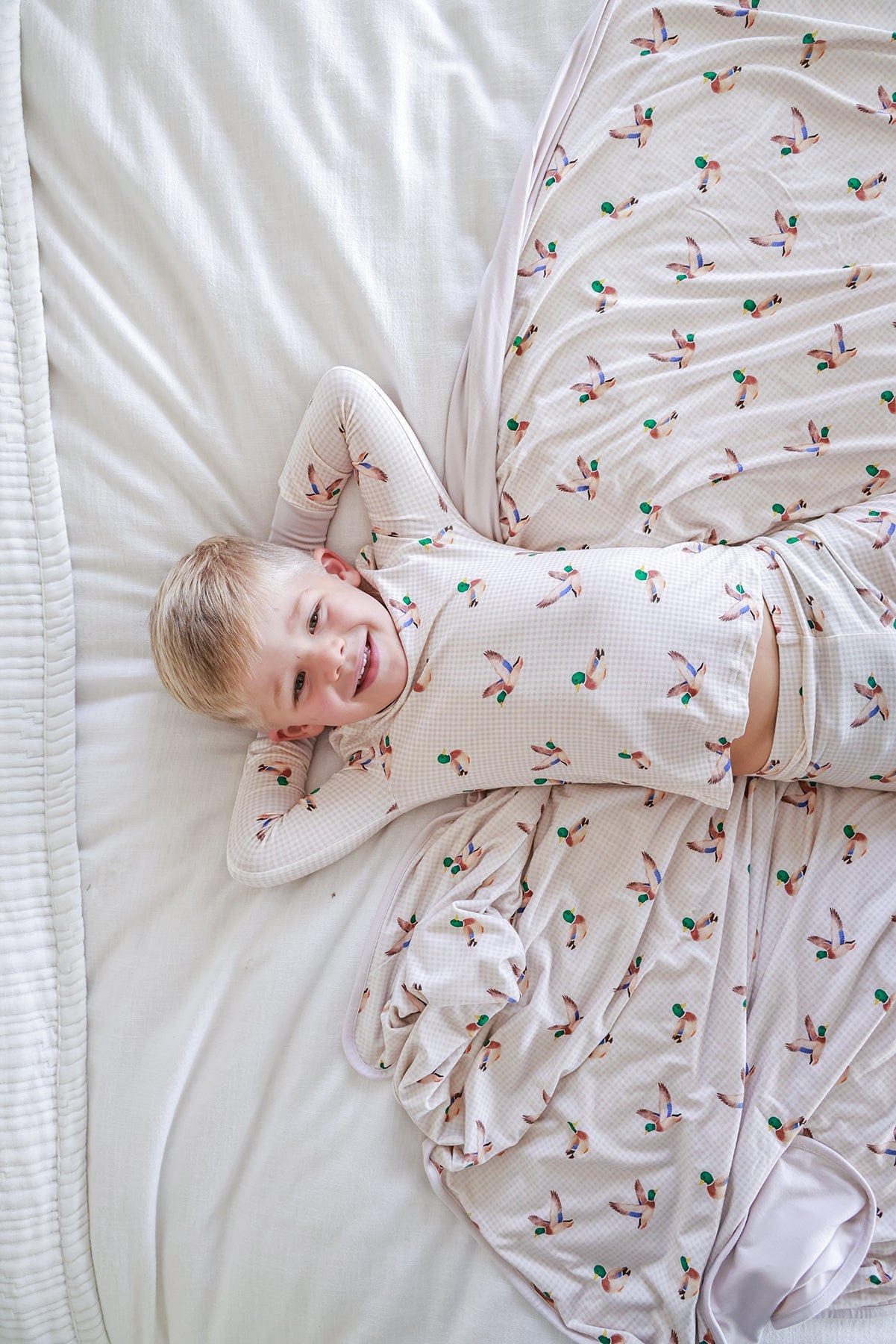 Double Sided Bamboo Blanket | Little Mallard
