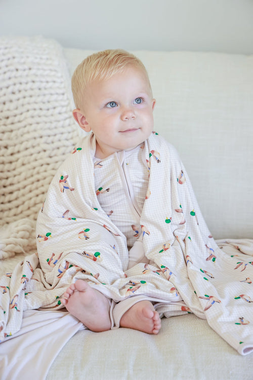 Double Sided Bamboo Blanket | Little Mallard