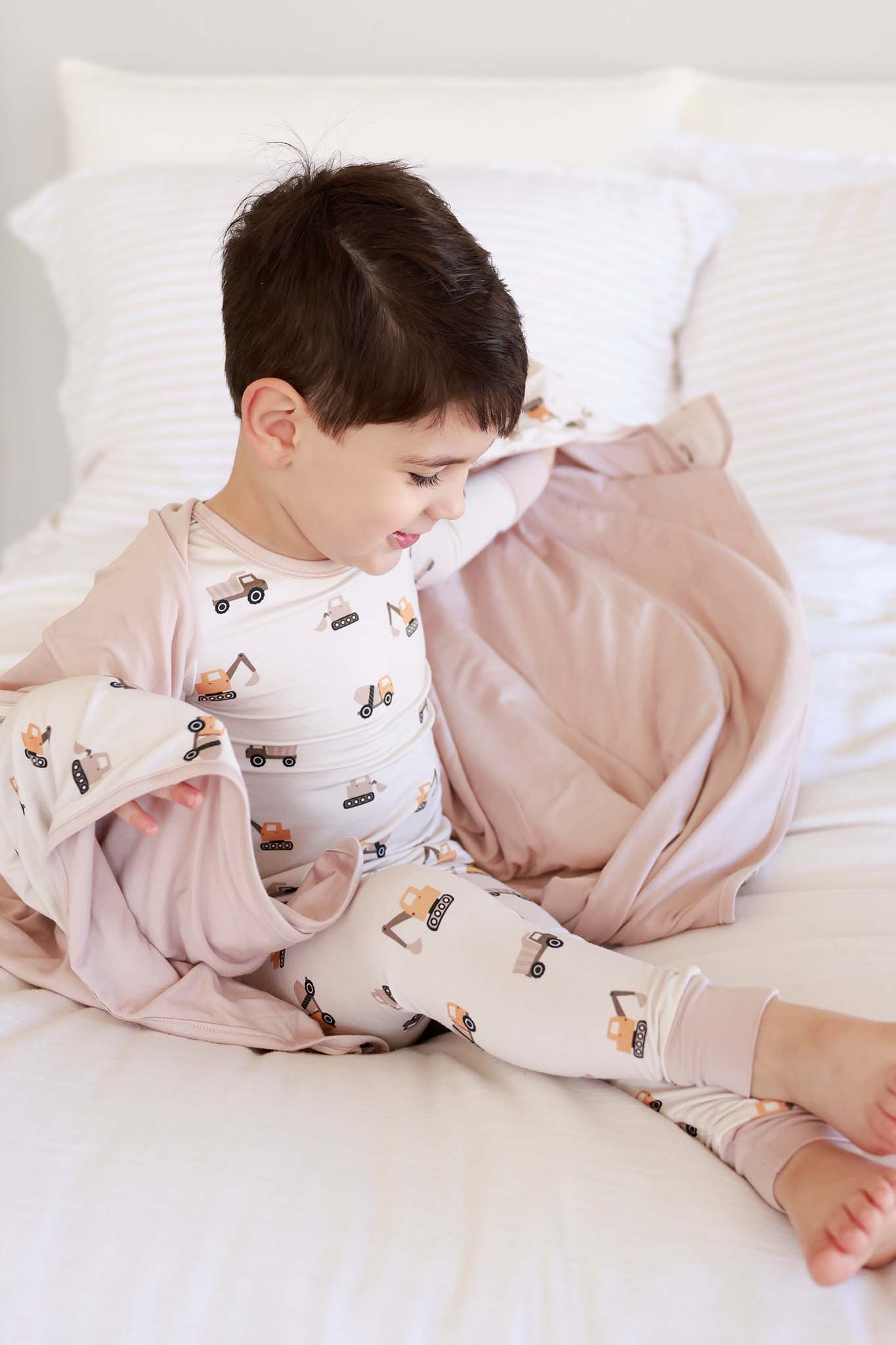 Double Sided Bamboo Blanket | Little Builder