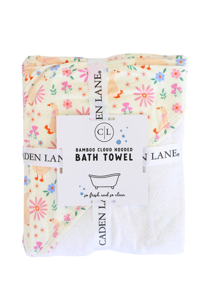 Kids Embroidered Bamboo Hooded Towels
