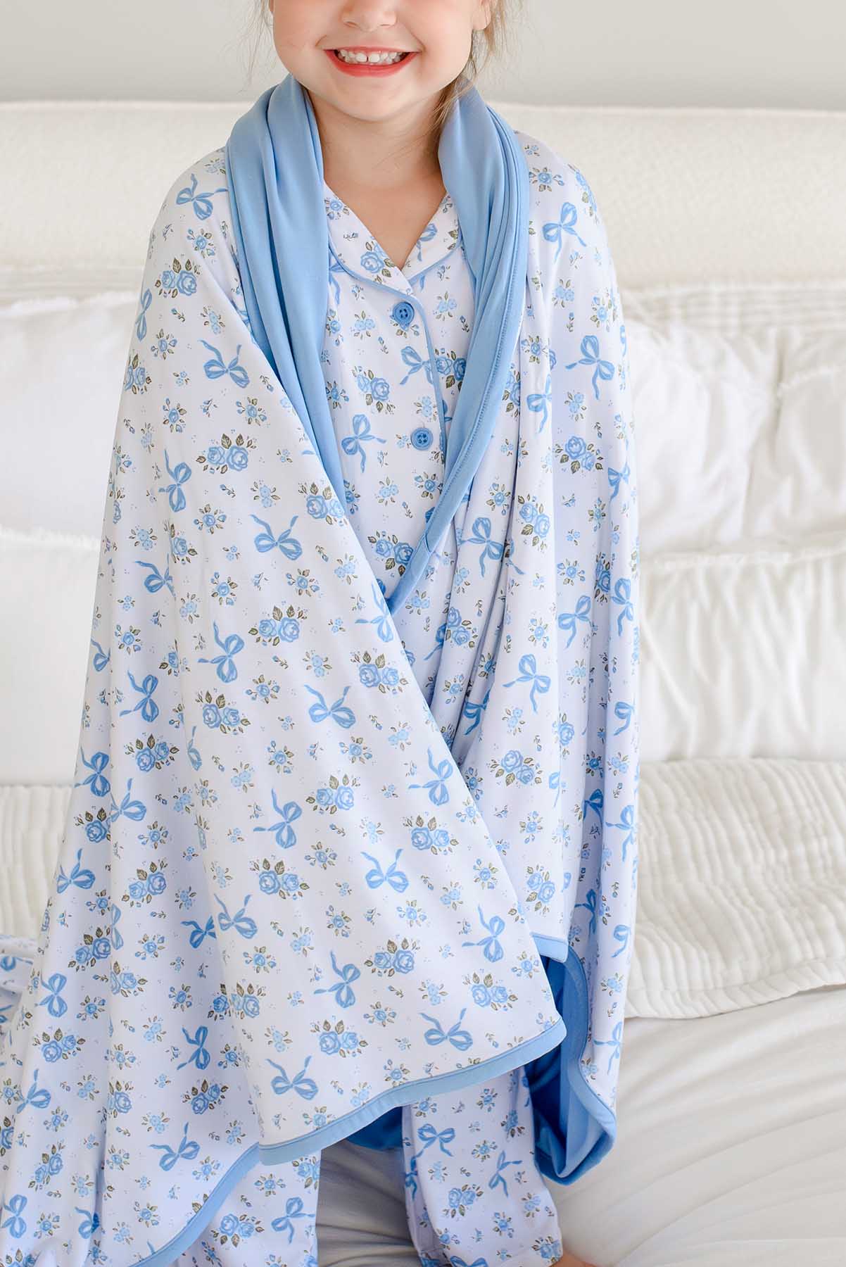 Double Sided Bamboo Blanket | Tied In Blooms