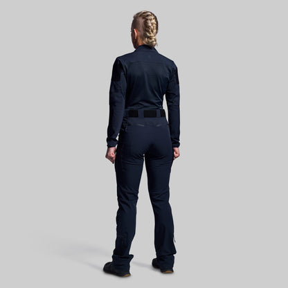Women's Long Sleeve Op Top Pro (Police Blue)