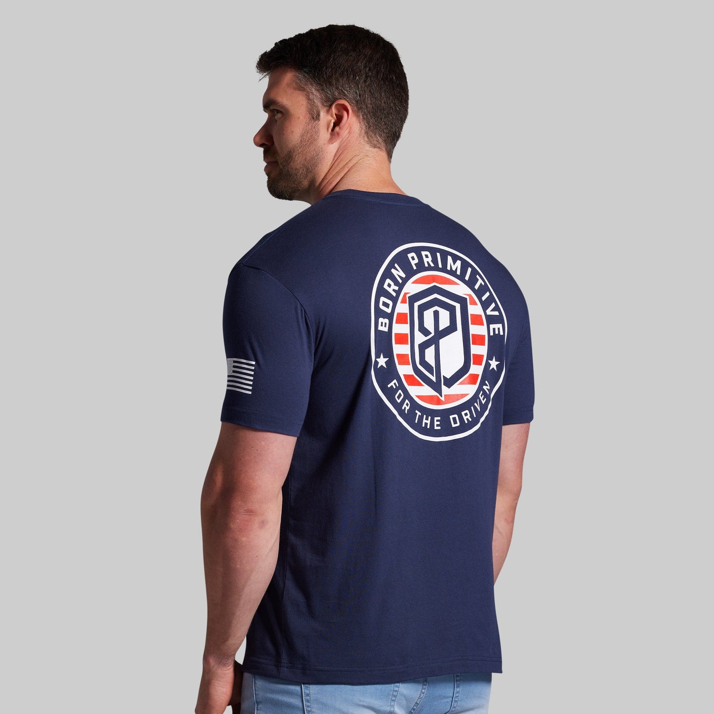 For The Driven Patriot Tee (Navy)