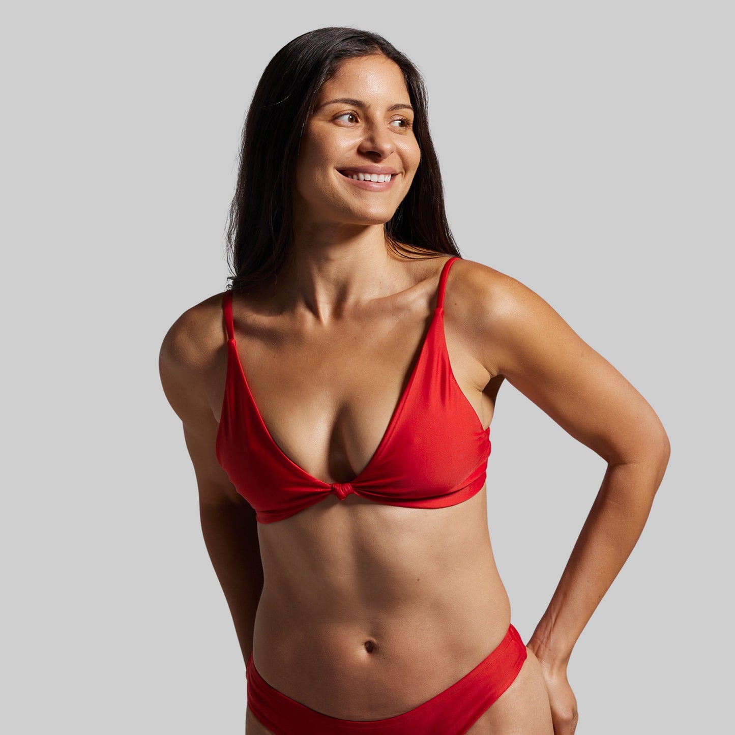 Solstice Bikini Top (Bright Red)