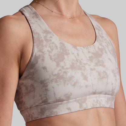 Your Essential Sports Bra (Marbled Limestone)