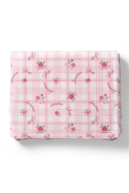 Personalized Kids Blanket | Primrose Plaid