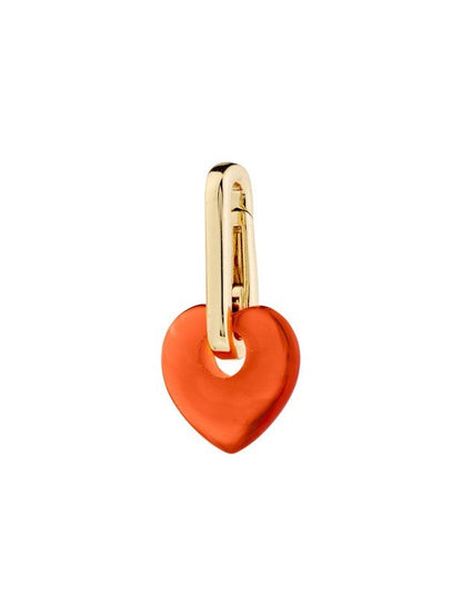 PILGRIM Charm Stone Heart Pendant