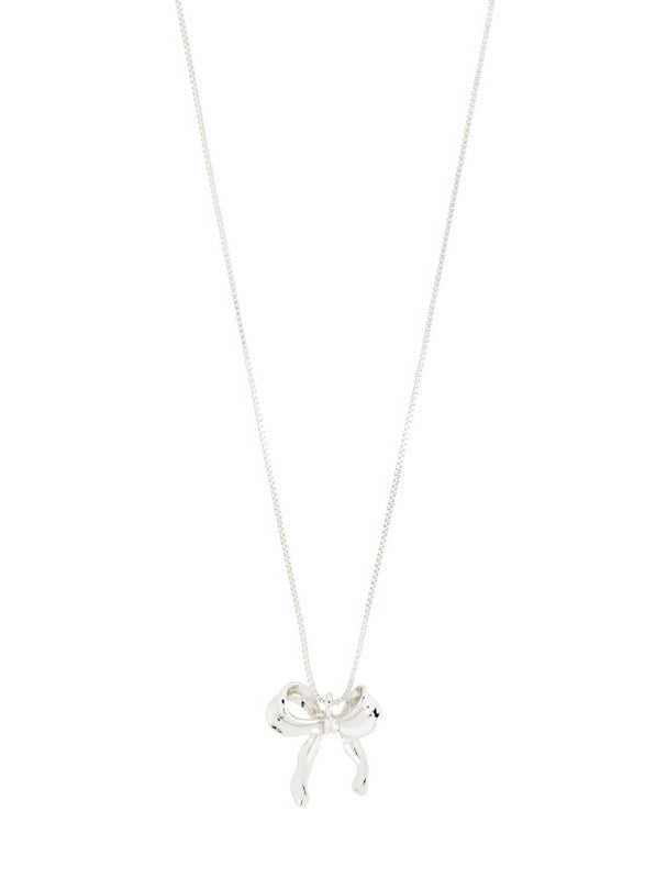 PILGRIM Cassian Bow Pendant Necklace