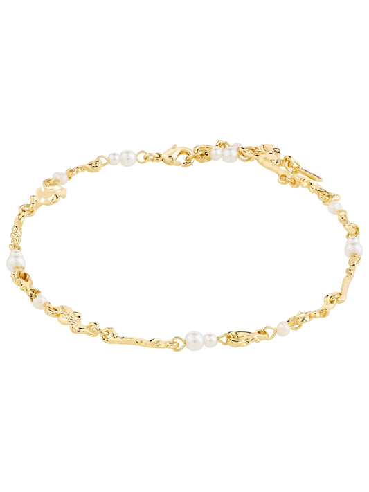PILGRIM Sloan Pearl Ankle Chain