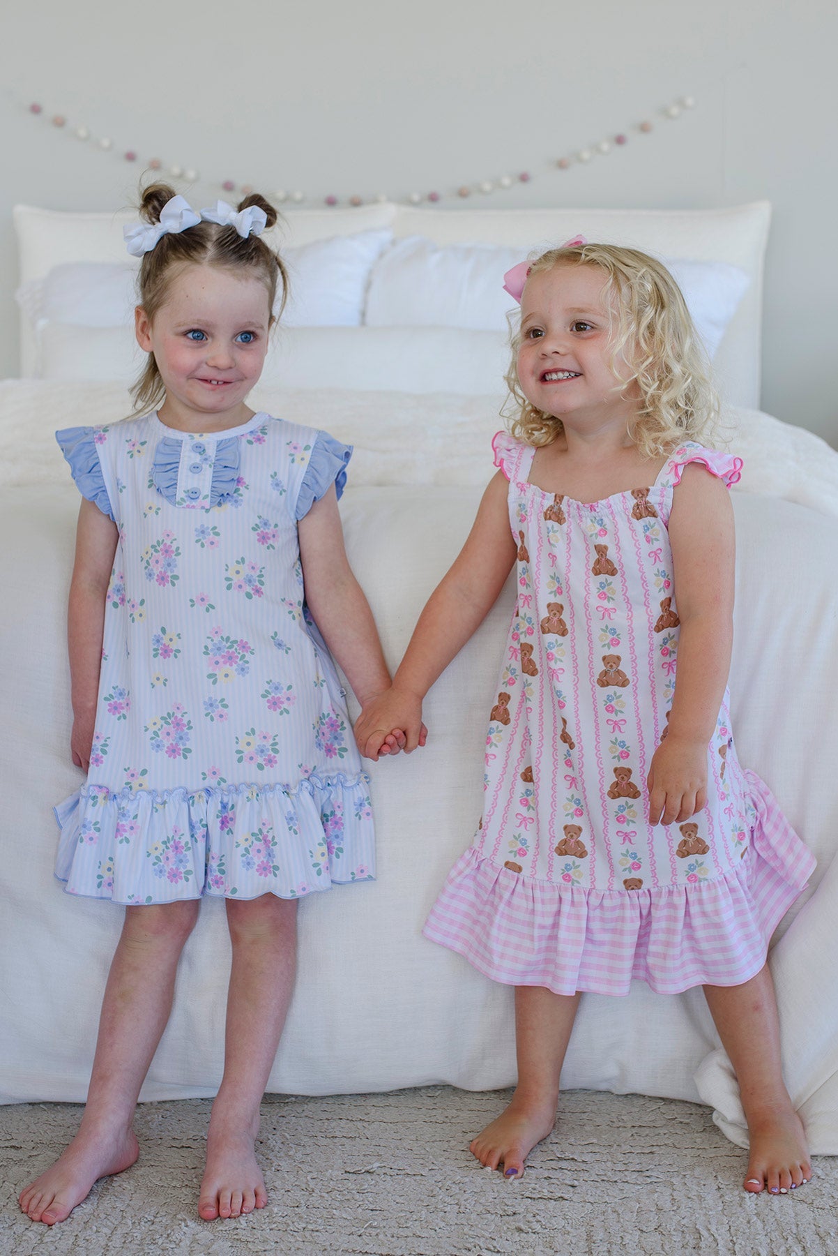 Girls' Flutter Sleeve Nightgown | Heirloom Posies