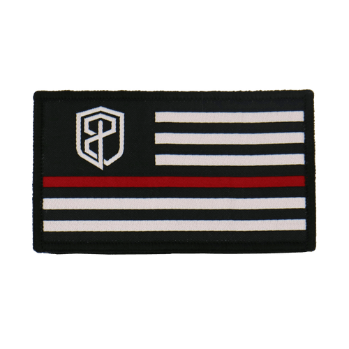 Born Primitive Velcro Flag Patch (Thin Red Line)