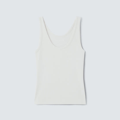 Women's Petite Merino Rib Scoop Neck Tank