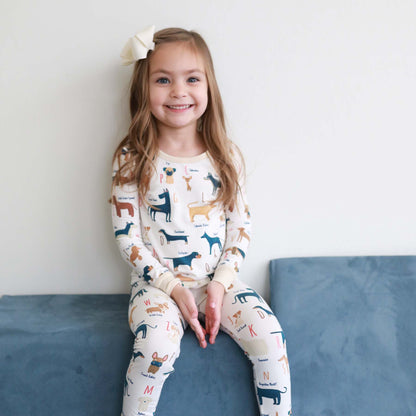 ABC Paw-ty Two Piece Pajama Set