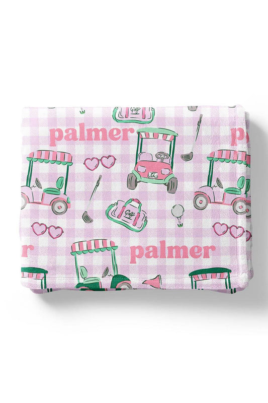 Birdie Babes Personalized Kids Blanket | Pink