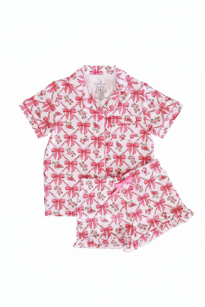 Girl's Two Piece Short Lounge Sets