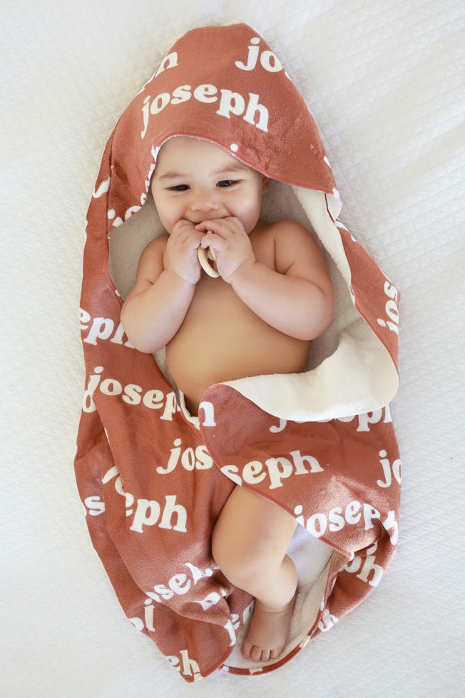 Personalized Hooded Towel | Solids