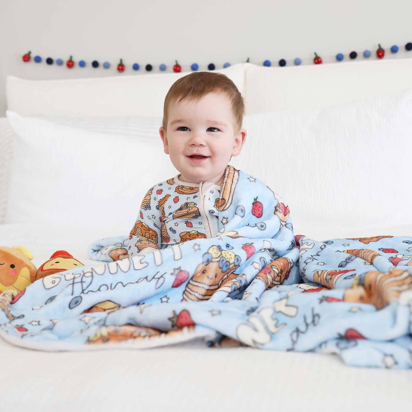 Brunch Buddies Personalized Kids Blanket