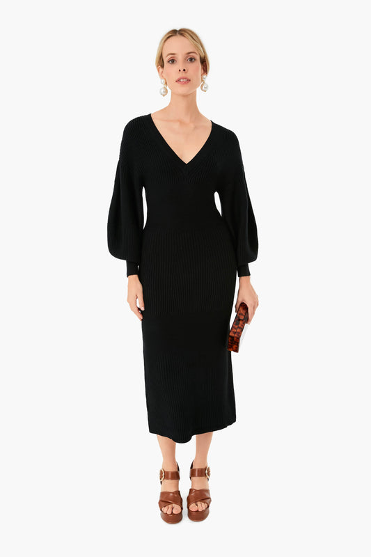 Black Carnation Dress