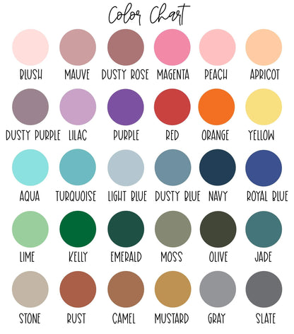 Custom Solid Color & Font Personalized Toddler Blanket | Rustic