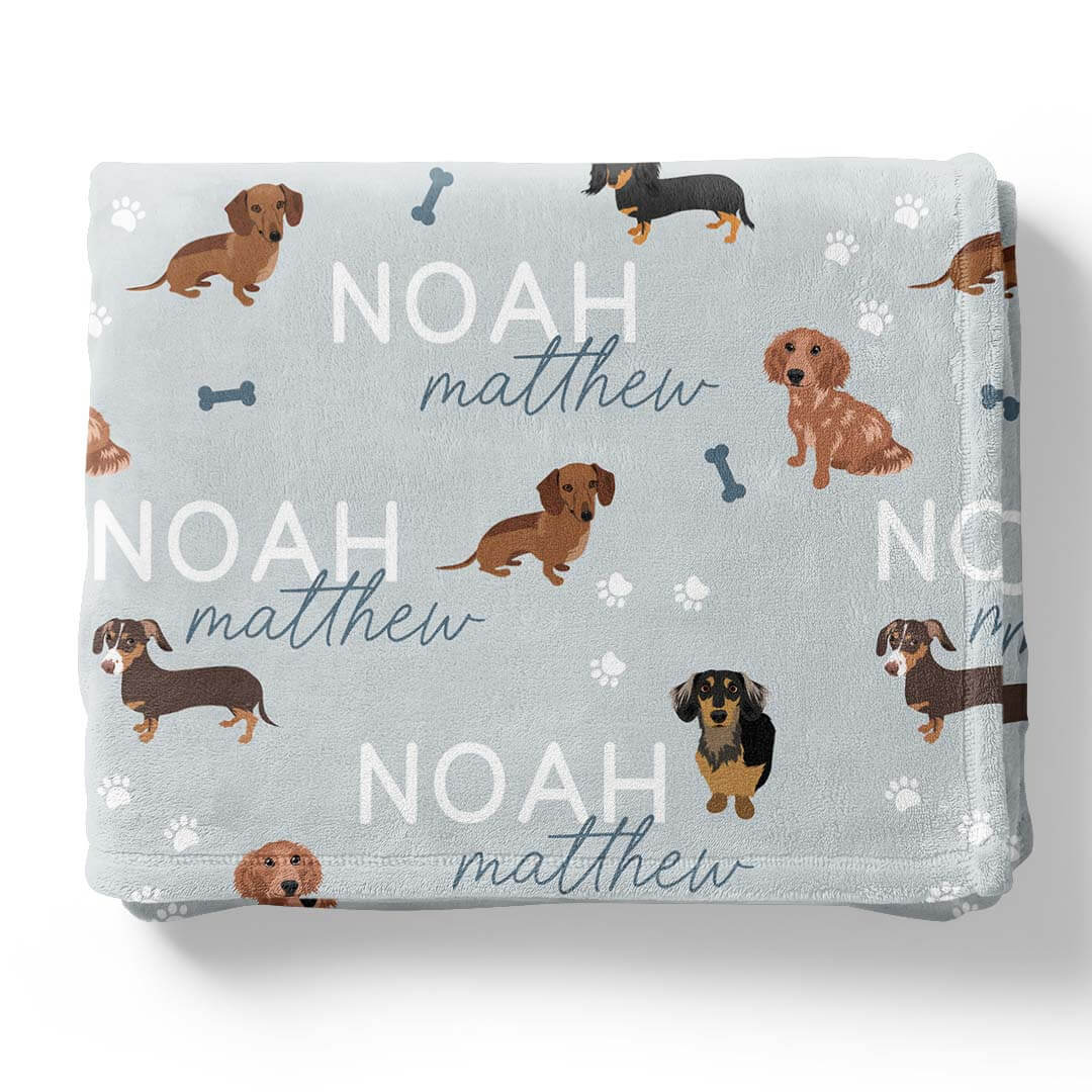 Personalized Kids Blankets | Dog Breeds - Part 2