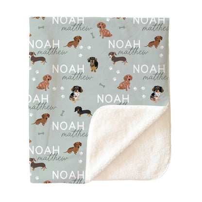 Personalized Kids Blankets | Dog Breeds - Part 2