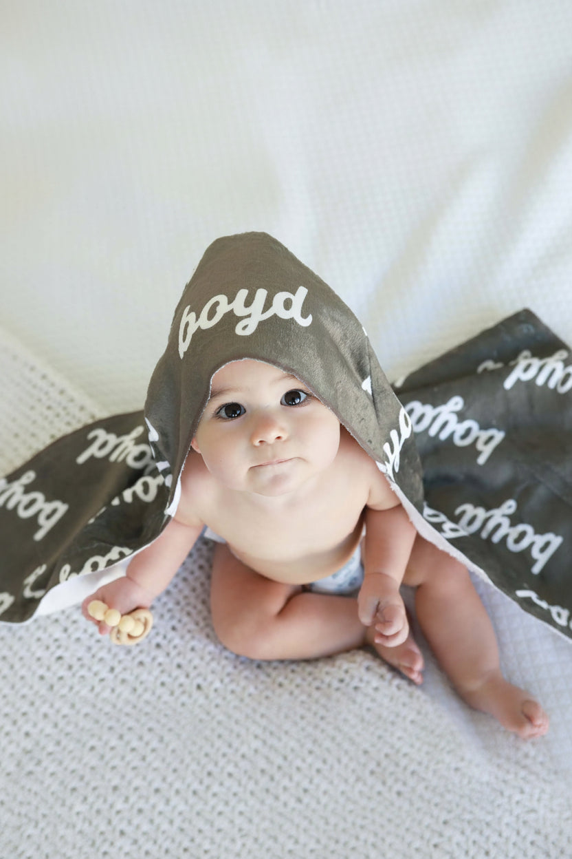 Personalized Hooded Towel | Solids