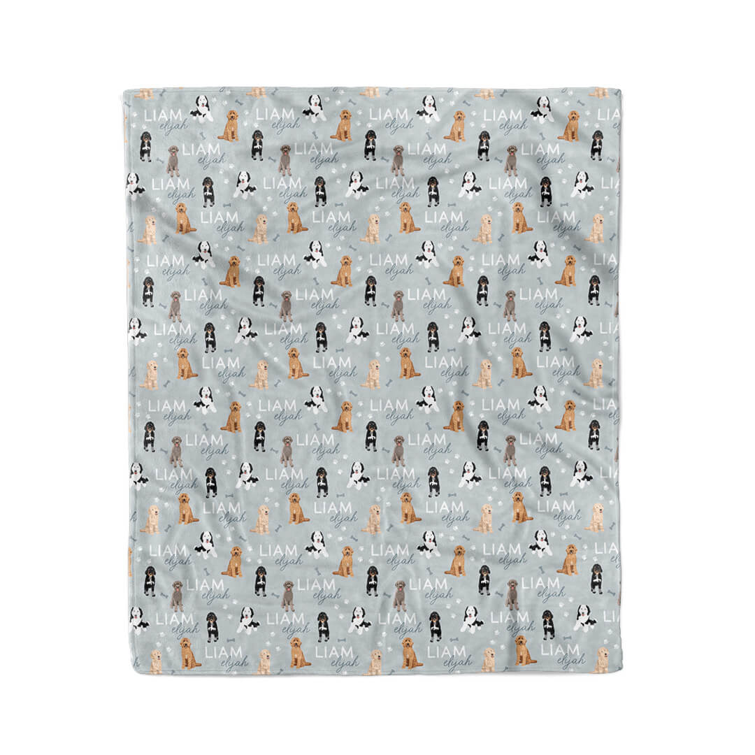 Personalized Kids Blanket | Doodles