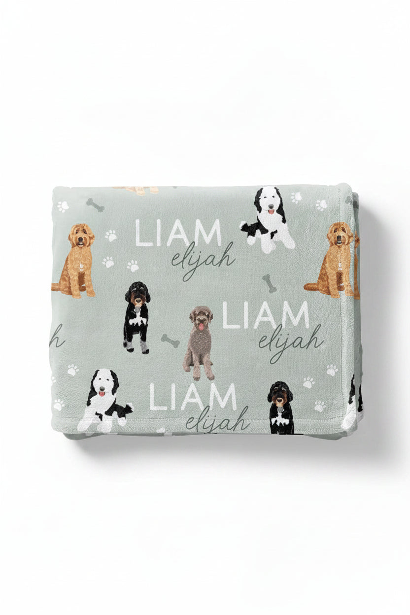 Personalized Kids Blanket | Doodles