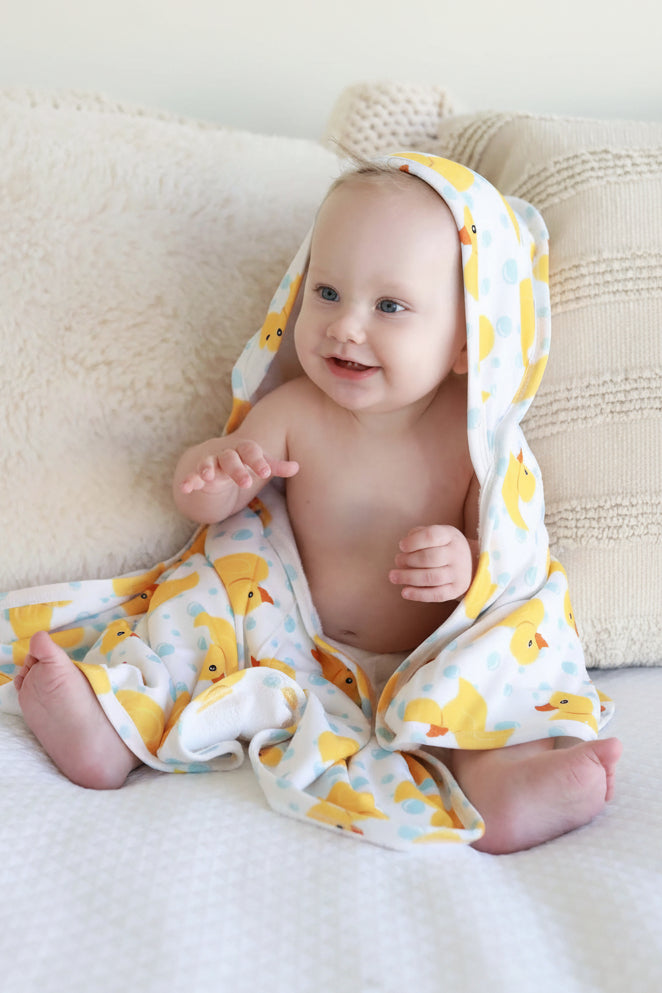 Baby Embroidered Bamboo Hooded Towels