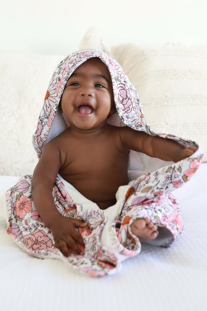 Baby Embroidered Bamboo Hooded Towels