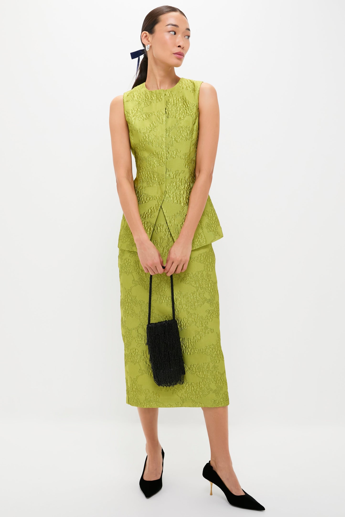 Brocade Metallic Ellington Skirt