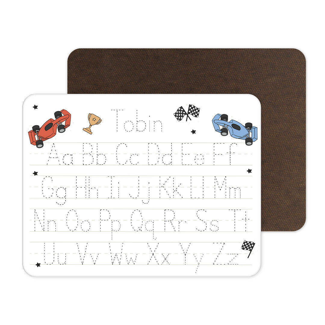 Kids Personalized Whiteboard | Pit Crew